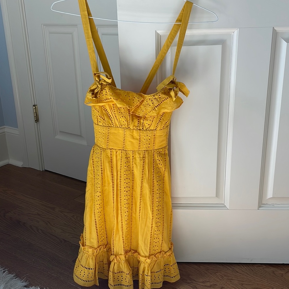 Hello Molly yellow sundress- size xs never worn